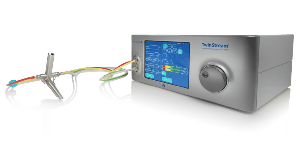 TwinStream jet ventilator