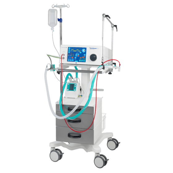 TwinStream critical care ventilator