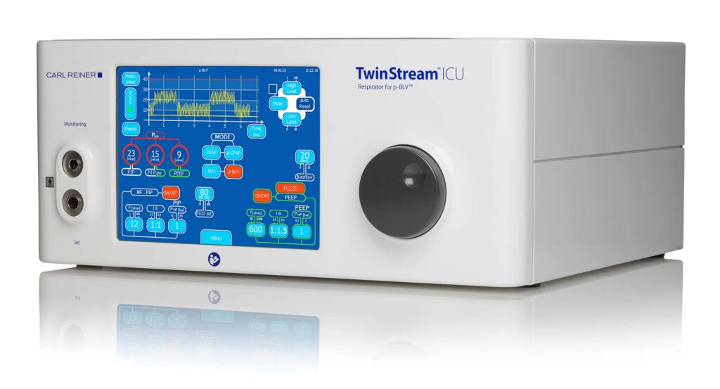 TwinStream critical care ventilator