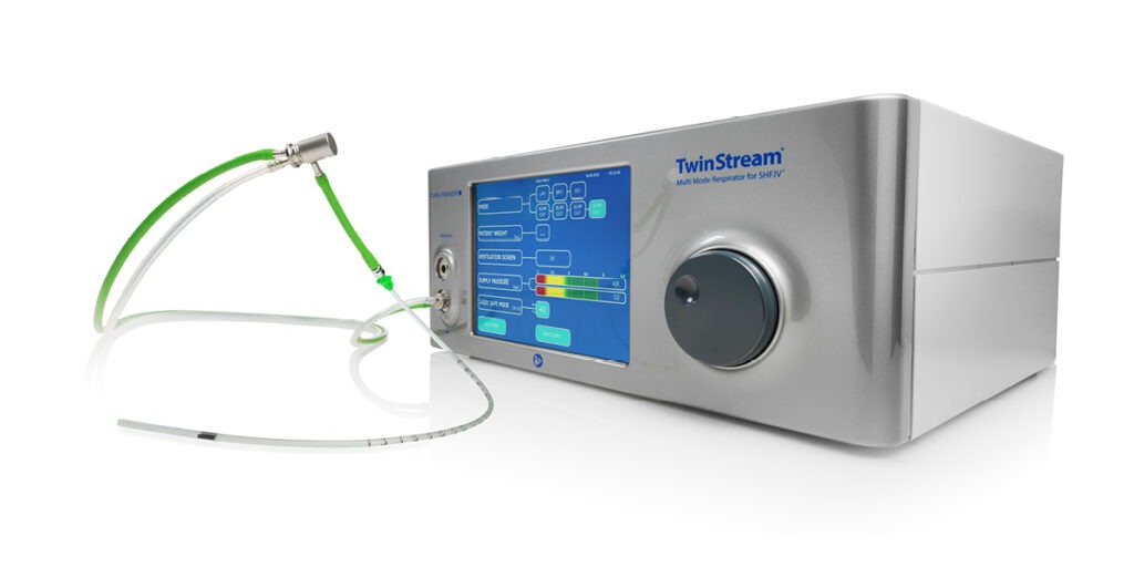 TwinStream jet ventilator